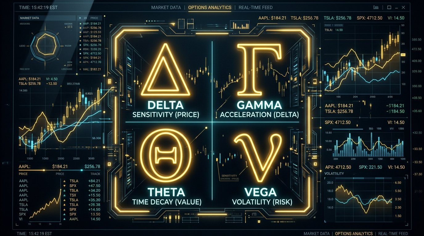Options Greeks Matrix Concept